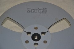 Excellent!!!! Vintage Scotch 7″ Metal Take Up Reel for Reel To Reel tape Deck