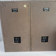 Vintage Pioneer CS-66 Speakers Wood Cabinets Lattice Grills 10” 3-Way 8 Ohms 40W
