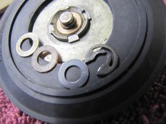 WASHERS + C CLIP GARRARD Idler Wheel LAB 80 & MK II A70 TYPE A RC88 98 TURNTABLE