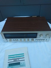 Vintage Sansui 771 Stereo Receiver Powers On with Manual, For Parts