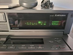 *FULLY SERVICED* Mitsubishi HS-U65 SVHS S-VHS Super VHS VCR w/Remote, Manual