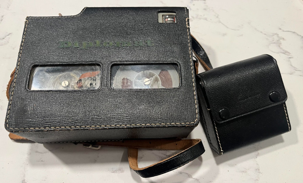 Vintage Diplomat Reel to Reel Audio Recorder with Cases – Clean in great shape
