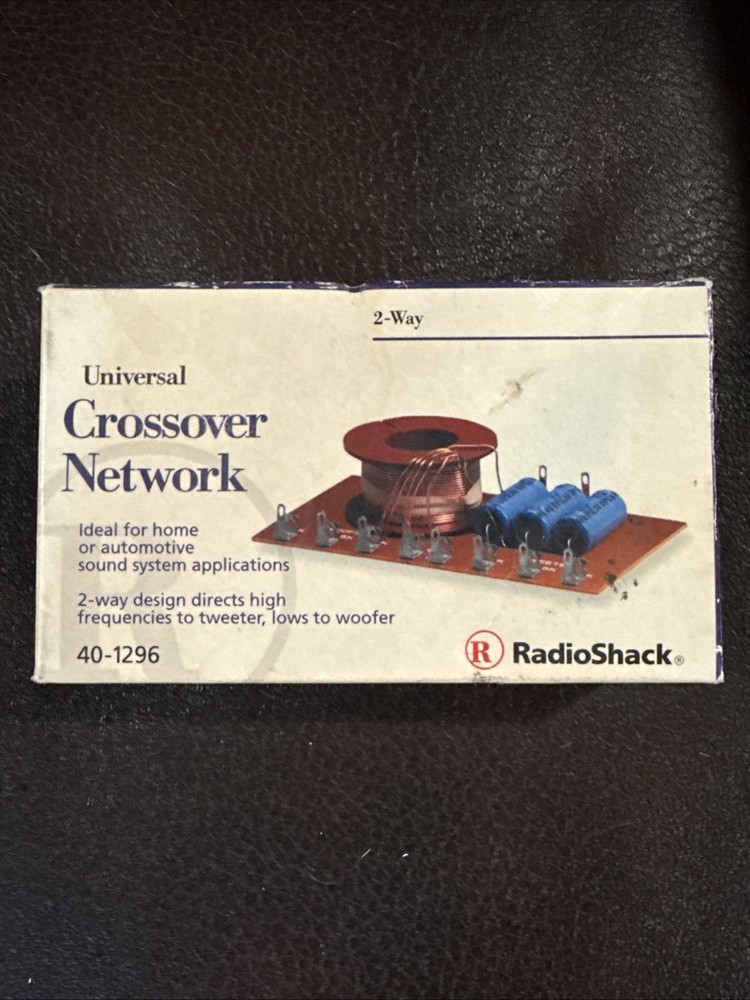 Vintage Universal 2 Way Crossover by Radio Shack 40-1296 NEW