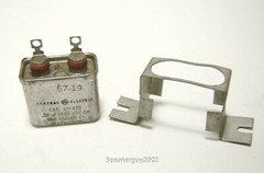 NOS GE General Electric PIO Capacitor / 0.05 MFD 1500 VDC / 60B1BH503K — KT