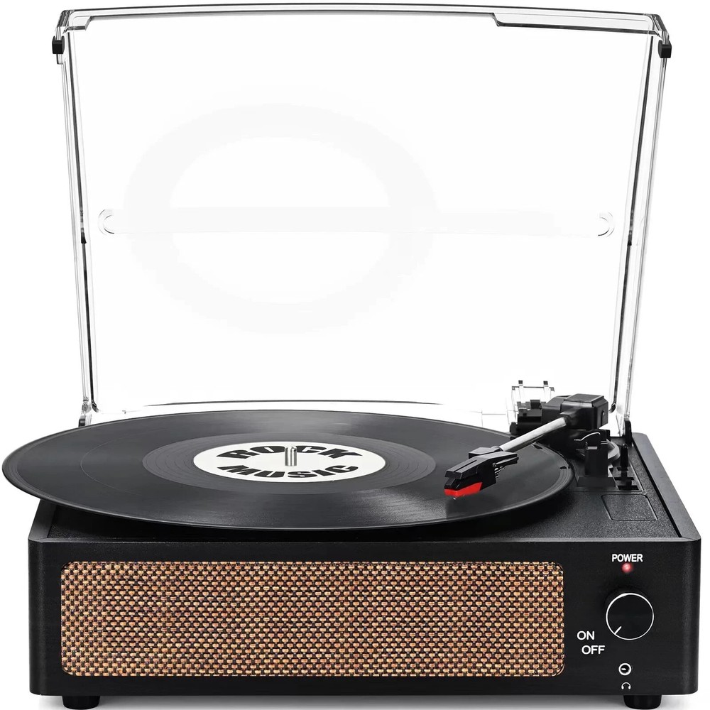 RetroAudio Record Player Bluetooth Turntable Stereo Vinyl Wireless Audio Turntab
