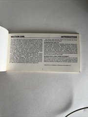 BECKMAN BOOKLET TECH 300 & TECH 310 DIGITAL MULTIMETERS ORIGINAL FACTORY ISSUE