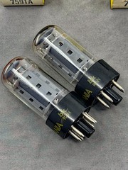 Strong Pair Sylvania 7591A Power Tubes O Getters Matched Codes Tested TV-7B/U