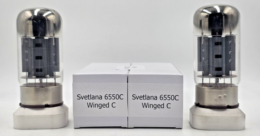 6550C Svetlana Wing-C Matched Tubes New (New Old Stock) Test NEW 1 Year Warranty