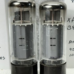 MATCHED PAIR MULLARD 6CA7 EL34 TUBES xf2 B8F3 TV/7 and Amplitrex Tested 100%