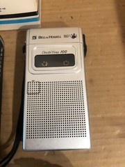 Vintage Bell And Howell Micro Cassette Recorder 767671with accessory pack-Parts