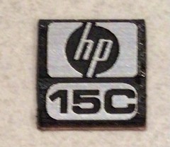 Hewlett-Packard HP 15C Scientific Calculator, Badge Label Only