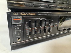Fisher CA-857 Amp – CR-W857 Cassette Deck – FM-857 Tuner Lot Untested AS-IS