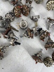 LOT OF OVER 60 Angstrohm Precision and Ohmite Potentiometers Various OHMS