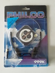 Philco Dynamic Stereo Headphones 999K Includes Philco Ear Buds . Sealed