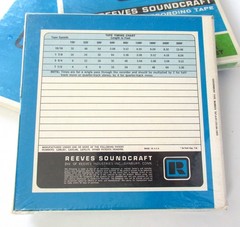 (3) Vintage Reeves Soundcraft PL-18 Reel To Reel Tapes 7″ 1800 Ft New NOS Sealed