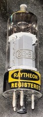 6 Raytheon Sextet 6G-B6/6GB6/6P7S Sub 6L6GC W Adapter Electron Beam Power Tubes