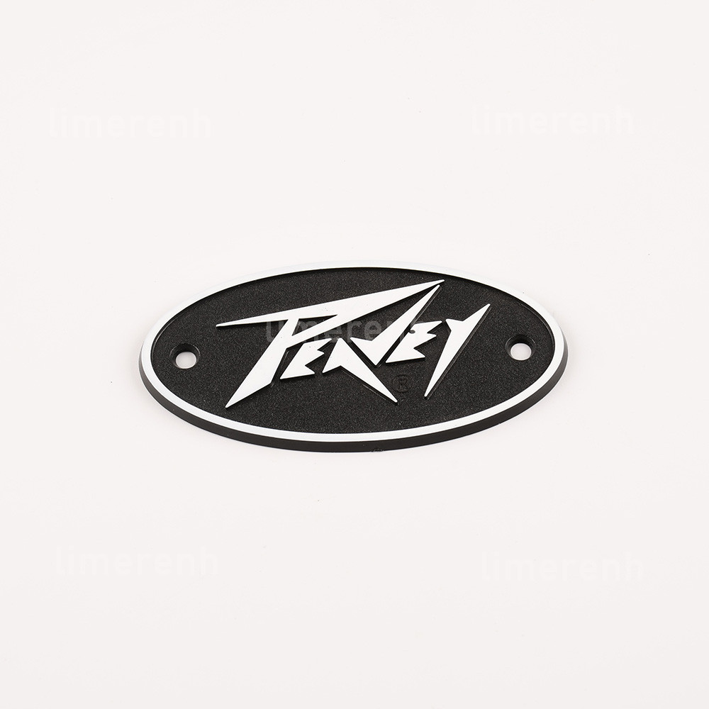 2PCS For Replacement PEAVEY Plastic Logo Badge 95mmx48mm