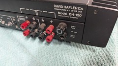 David Hafler DH-120 Stereo Power Amplifier Vintage Audio Amp Powers On Untested