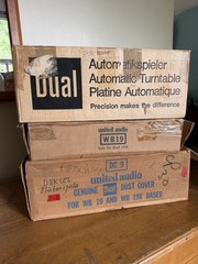 United Audio Dual 1219 Record Player Turntable Works Vintage Turntable
