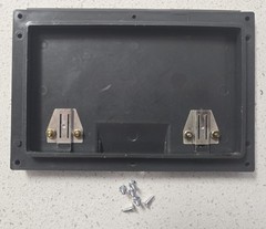 Vintage Sony TC 530 Reelcorder Cord Storage Door Set w Mount Screws Locks Japan