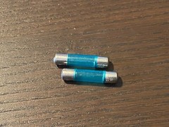 2 NOS 1970s Warm White 12V Fuse Lamp Light Bulbs 12v 150ma ORIGINAL for JVC