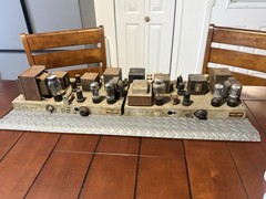 1940’s CTR model 39C Tube Power Amplifiers PAIR Amertran Silcor transformers USA