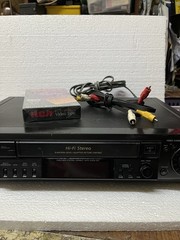 SONY VCR Plus+ VHS Player No Remote Control & AV Cord SLV-789HF Tested
