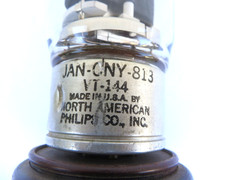 Philips, VT-144, JAN-CNY-813 Transmitting Audio Tube (2)