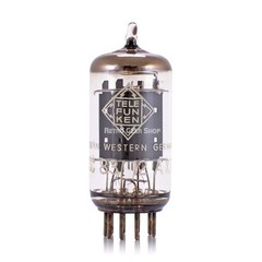 NOS NIB Telefunken ECC83/12AX7 Long Ribbed Plate Diamond Bottom Strong