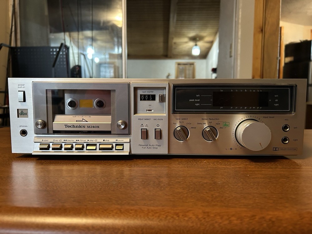 Working Technics RS-M240X Stereo Cassette Deck w/ dbx Noise Reduction