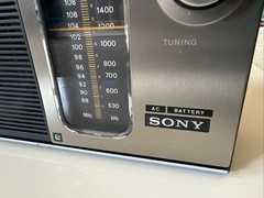 SONY Model ICF-7270W AM/FM Portable Radio Vintage TESTED