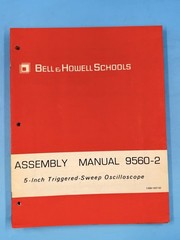 Lot of 7 Bell & Howell Schools Oscilloscope & Multimeter Manuals