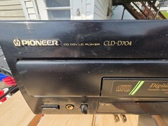 pioneer cld d 704 laser disc player *tested working* No Remote