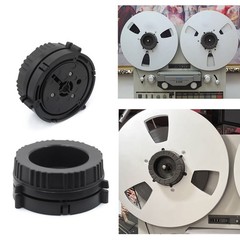 1 Pair TEAC NAB Hub Adapters For Reel To Reel Tape Recorders
