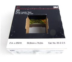3M Scotch 20 Paper Leader Tape, 2 inch x 250ft – New Old Stock, Free Shipping