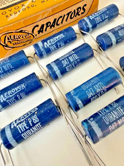 10X – .047uF @ 400V – AEROVOX P88N DURANITE **VINTAGE PAPER FILM** – GUITAR TONE