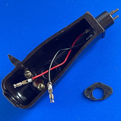Garrard 3 pin Headshell for RC88, RC98, RC88/4, RC98/4, RC121D, RC121/4D,Model T