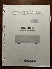 Yamaha CA-1010 Pre-Main Amplifier Service Manual Vintage Original Rare OEM