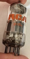SIEMENS ECC88 E88CC 6922 6DJ8 NOS (RCA Label Frame Grid Silver Shield grail Ga2