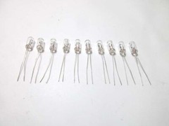 NEW 10 (Ten) 7219 12V 60ma 0.72W 3mm Bulb Lamp with Tracking #