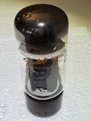 Sylvania Gray Plate 6L6GC Tube Labeled Fender O Getter Tests Strong on B&K 606