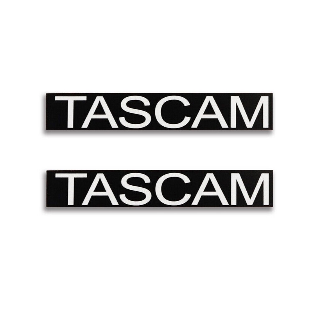 TASCAM BR-20 Tape Deck logo Badge Custom Aluminum 53.8mm(2.12″)X8.8mm(0.34″)