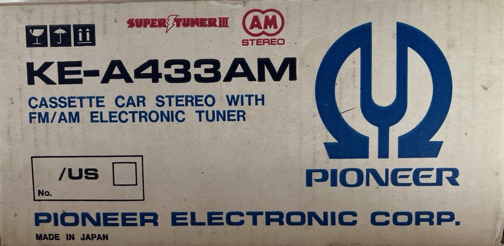 Pioneer KE-A433AM Super Tuner III – AM STEREO – Made in Japan 1985 – New In Box