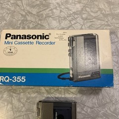 PANASONIC Cassette Recorder Voice Activated RQ-355A