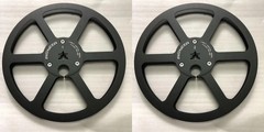 New One Pair Pioneer blue 7” Tape Reel Light Metal Aluminum Take Up Reel