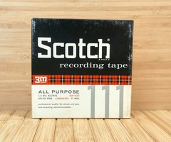 Vintage Scotch 1/4-111-6 1.5 MIL 600 Feet Acetate 5″ Reel Recording Tape, USA