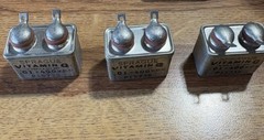 Sprague Vitamin Q Capacitor .01 mfd 400 v, Lot of 3