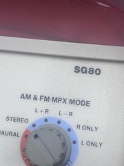 Sencore SG80 AM Stereo – FM Stereo Analyzer NIB Original Box W/ Manuals Tested