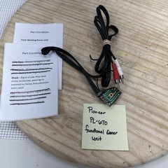 Pioneer PL-670 Turntable Parts – RCA Plugs Wires And Ground