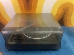 GARRARD 40b 4 Speed Turntable Record Player W Dust Cover WORKS SEE VIDEO England